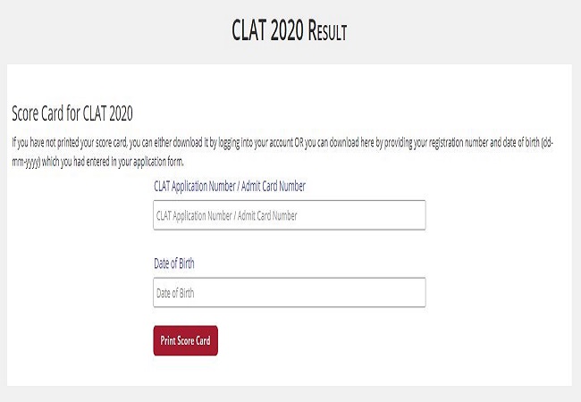 CLAT results 2020 announced: click here to download your scorecard
