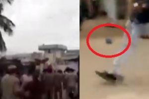 Hyderabad: Locals hurl slippers at TRS MLA Manchireddy Kishan Reddy during his visit to flood-affected area (Video)