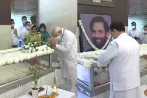 RIP Ram Vilas Paswan: President, PM Modi, JP Nadda and other leaders pay last tributes to Union Minister at his residence