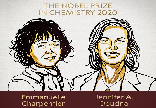 Nobel Prize 2020 in Chemistry jointly awarded to Emmanuelle Charpentier, Jennifer A. Doudna