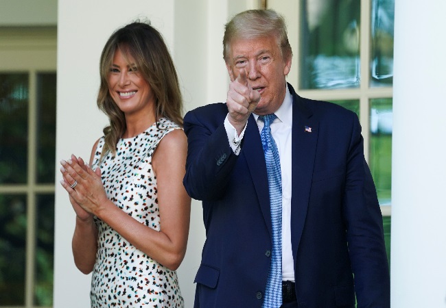 US President Donald Trump, first lady Melania Trump test +Ve for COVID-19