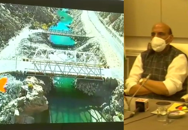 Rajnath Singh inaugurates 44 bridges constructed by BRO