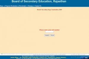 RBSE 10th supplementary result 2020 declared: Check your result here