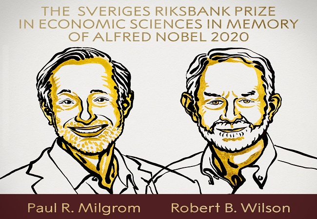 Nobel Prize in economics awarded to Paul Milgrom and Robert Wilson for auction theory