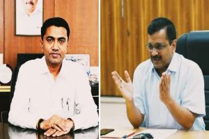 CM Kejriwal and CM Sawant clash on Twitter over Mollem track doubling project