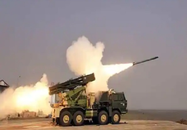 India successfully test-fires advanced version of Pinaka rockets