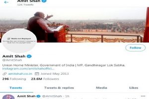 After Twitter removes Amit Shah’s display picture citing copyright violation, restored later
