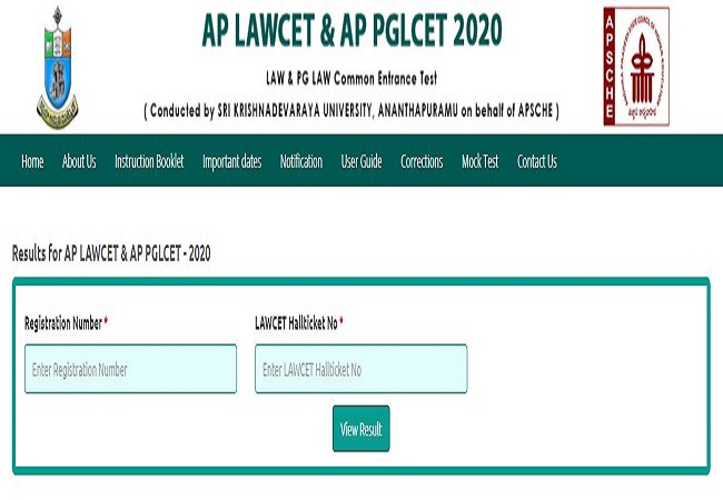 AP LAWCET, PGLCET results 2020 released: Check here