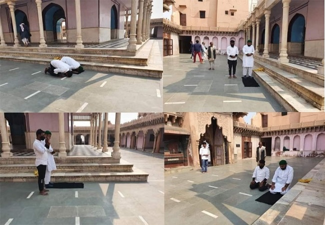Mathura: FIR lodged against two men for offering Namaz inside Krishna temple