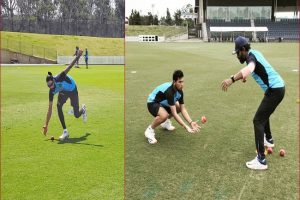 Team India sweats it out in Test match practice ahead of Australia tour
