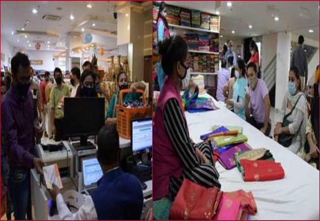 Khadi India registers record single-day sale; Crossed Rs 1 cr for 4 times in 40 Days