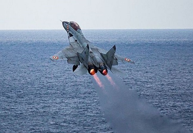 Indian Navy’s MiG-29K trainer jet crashes over Arabian Sea; one pilot saved, another missing