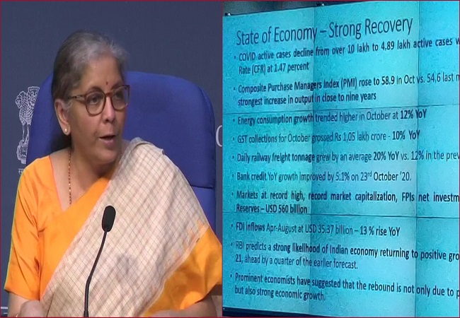LIVE: Finance Minister Nirmala Sitharaman addresses the media