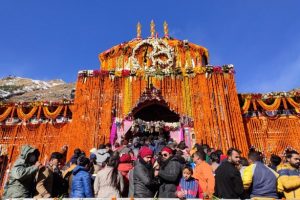 Portals of Badrinath Temple closed today…. See pics