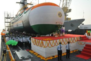 Indian Navy’s 5th Scorpene class submarine ‘Vagir’ launched at Mazagaon Dock; See Pics