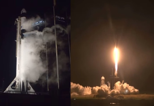 SpaceX launches 4 astronauts on first operational mission to space