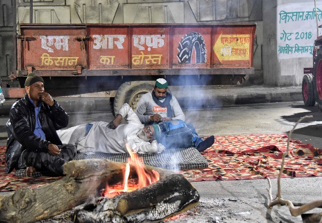 Farmers protest