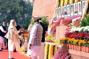PM Modi pays homage to the martyrs of the 2001 parliament attack; See Pics