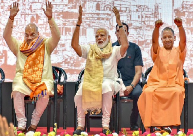 Modi, Yogi, Amit Shah