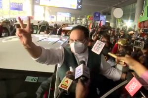 JP Nadda on Mamata’s turf: BJP chief arrives in Bengal to rousing reception (VIDEO)