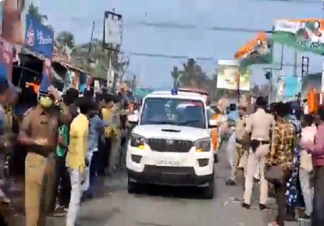Nadda convoy attacked in Bengal