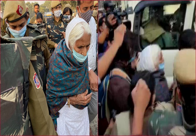 Delhi Police detains Shaheen Bagh activist Bilkis Dadi from Singhu border