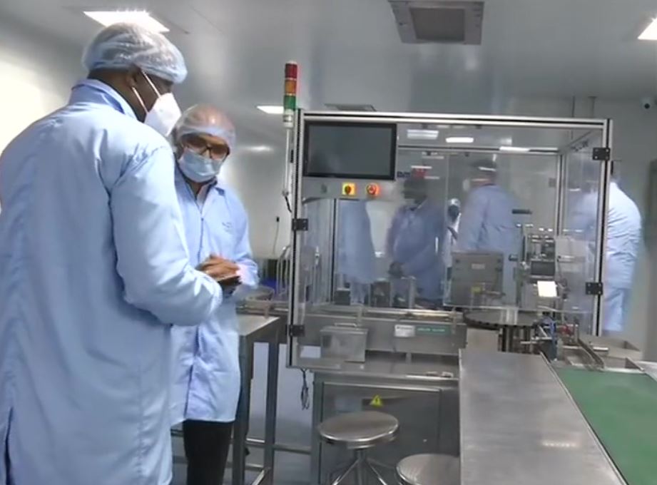 Foreign envoys take a tour of Bharat Biotech facility in Hyderabad where COVID19 Vaccine, Covaxin is being developed.