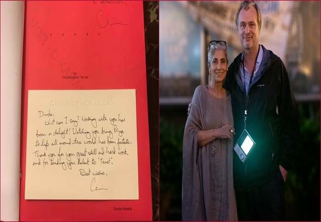 Akshay Kumar's 'proud son-in-law moment' as Tenet Director Christopher Nolan pens heartfelt note for Dimple Kapadia