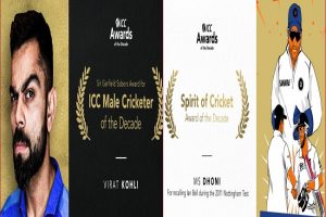 ICC Awards 2020: Virat Kohli, MS Dhoni win top honours
