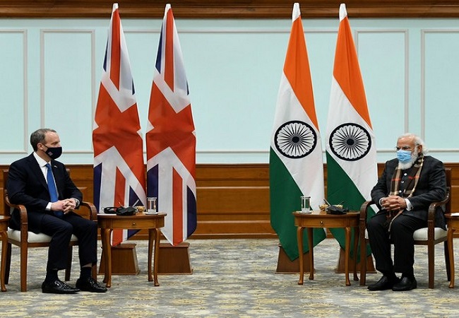 PM Modi meets UK Foreign Secy Raab, discusses post-Brexit ties