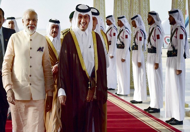 PM Modi speaks to Qatar's Emir; discuss cooperation in fields of investment, energy security