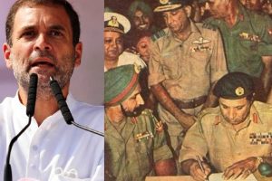 Rahul Gandhi greets people on 50th anniversary of 1971 victory over Pakistan; takes dig at Centre