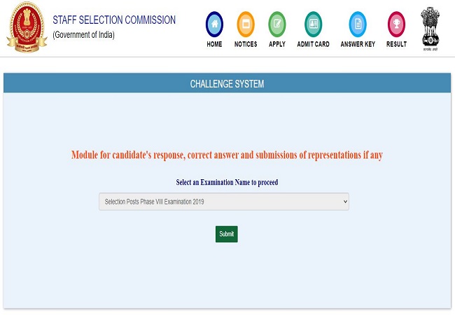 SSC Selection Post Phase 8 answer key 2020 out now: Here's direct link