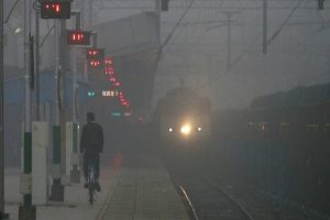 16 trains to Delhi delayed as thick fog engulfs north India