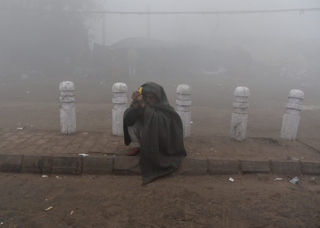 Delhi's Safdarjung recorded 1.1 degrees Celsius temperature at 6 am on Friday and dense fog reduced visibility to near zero in many areas of the city.