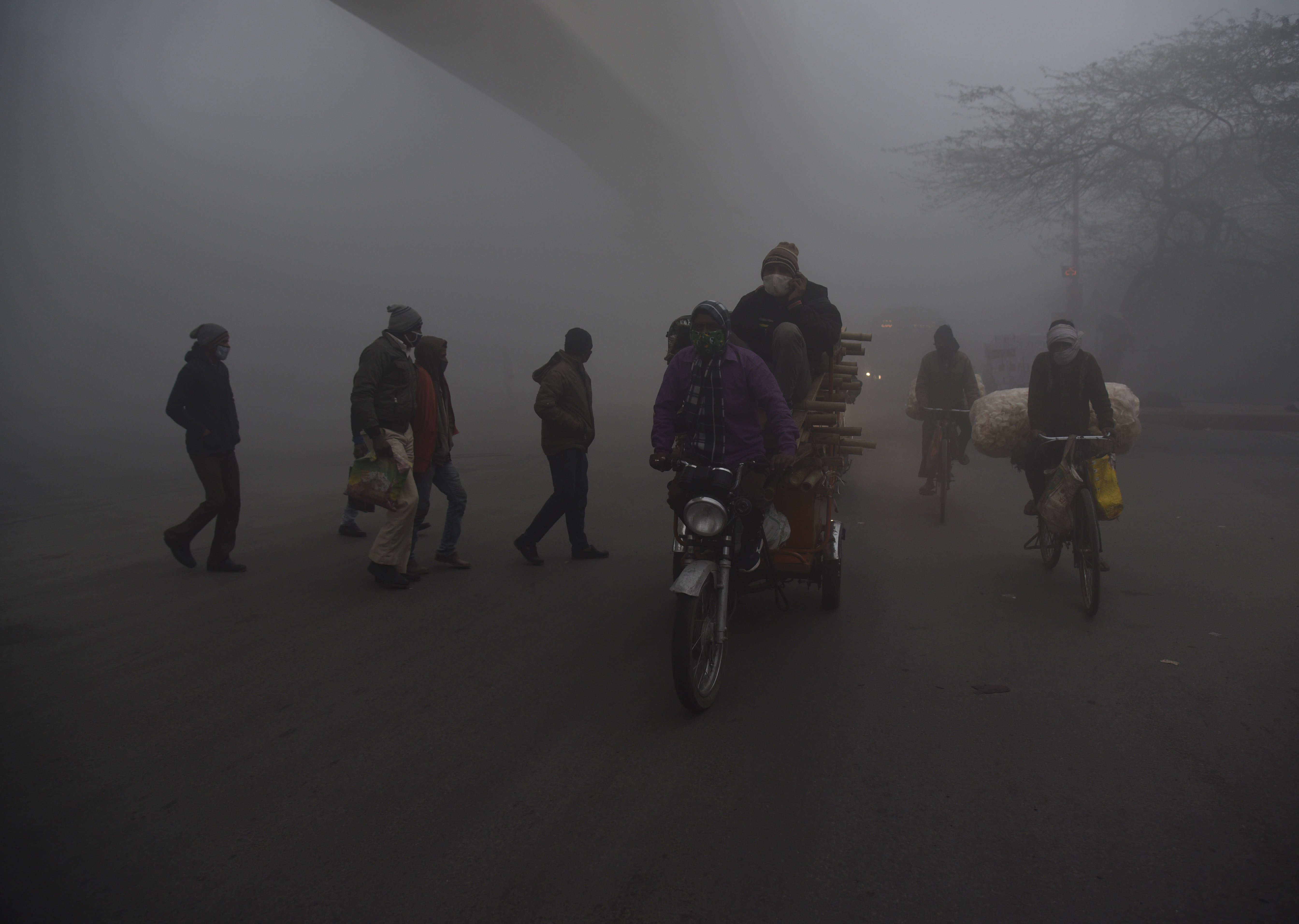 Delhi's Safdarjung recorded 1.1 degrees Celsius temperature at 6 am on Friday and dense fog reduced visibility to near zero in many areas of the city.