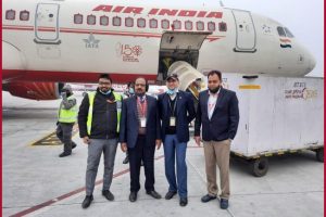 Air India carries first consignment of Bharat Biotech Covid vaccine from Hyderabad to Delhi