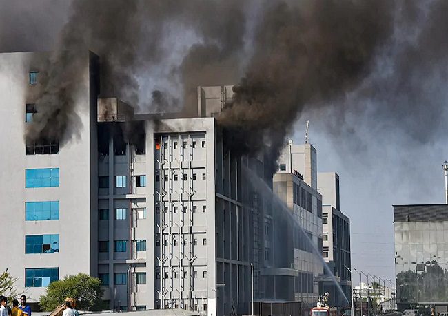 Major fire at Serum Institute of India, 5 dead; Covishield vaccine manufacturing facility unaffected