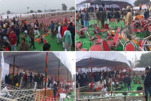 Haryana CM’s Kisan Mahapanchayat called off after farmers vandalise venue