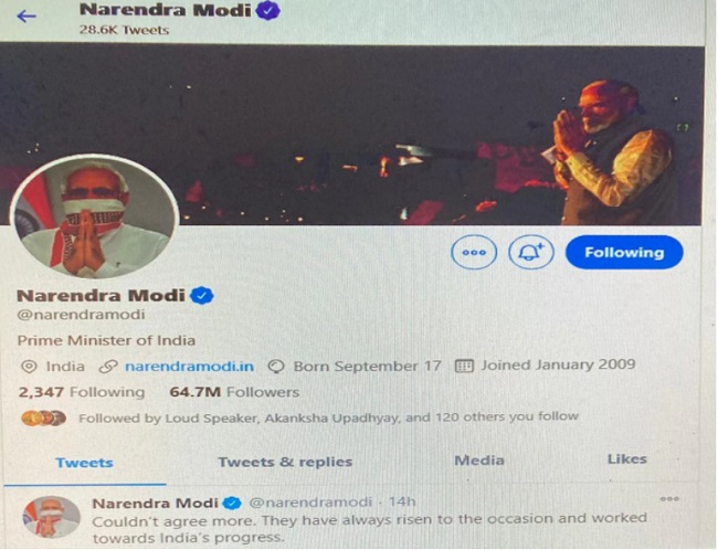 Modi Twitter