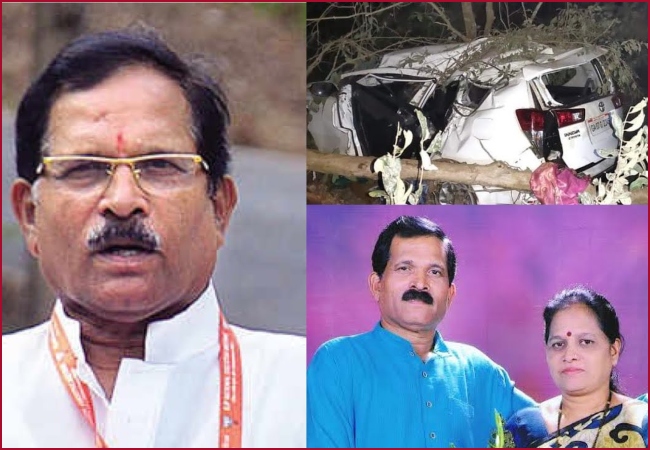 Union minister Shripad Naik injured in accident, wife passes away