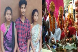 Oh ma go turu love: Bastar man marries both his girlfriends in same mandap, wives say they are ‘very happy’