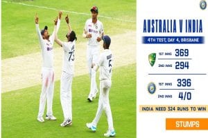 Ind vs Aus: Rain has decided, it’s going to be last day thriller as India needs 324 runs to win