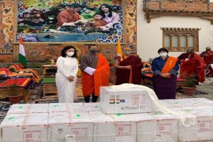 Bhutan receives first consignment of 150,000 doses of Covishield vaccine from India
