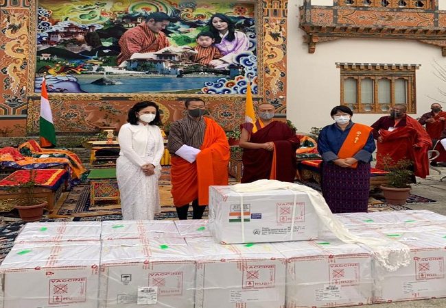 Bhutan receives first consignment of 150,000 doses of Covishield vaccine from India