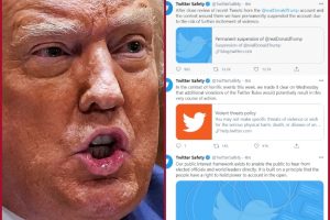 Twitter permanently suspends US President Donald Trump’s account, cites risk of further incitement of violence