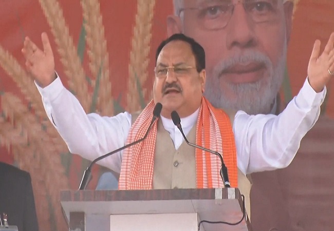 'Ek mutho chaal' campaign LIVE: JP Nadda addresses Krishok Surokha Gram Sabha in Bardhaman West Bengal