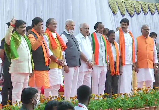 Karnataka Cabinet expansion: Seven new ministers sworn in