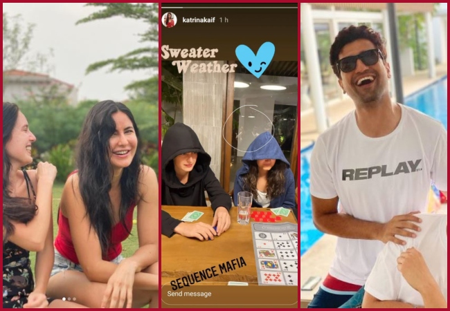 Katrina Kaif deletes picture of Vicky Kaushal from their game night; see here