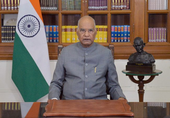 President Kovind takes veiled dig at China, says India foiled expansionist move in Ladakh